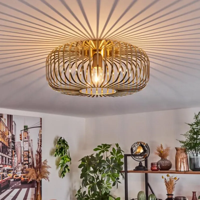 hofstein Plafonnier Wemude Vieux laiton, 1 lumière* Plafonniers