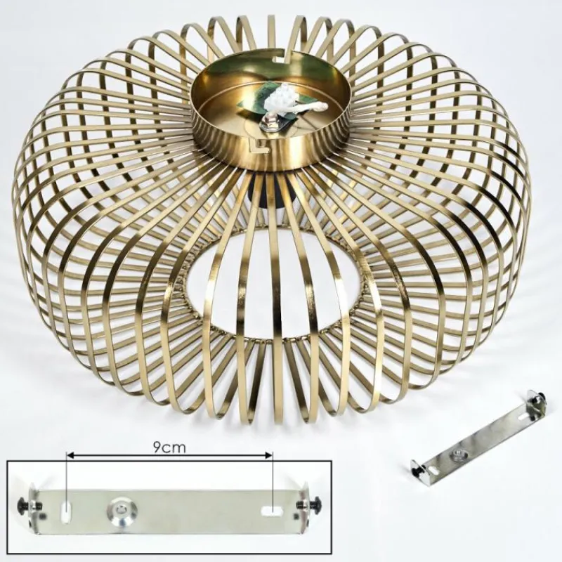 hofstein Plafonnier Wemude Vieux laiton, 1 lumière* Plafonniers