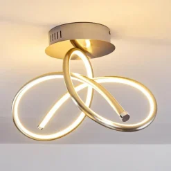 hofstein Plafonnier Wengi LED Nickel mat, 1 lumière* Éclairage Led