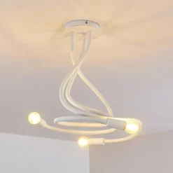 hofstein Plafonnier Wertach Blanc, 3 lumières