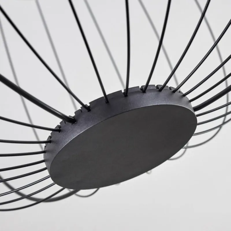 hofstein Plafonnier Wharua Noir, 1 lumière