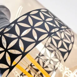 hofstein Plafonnier Wigan Noir, 1 lumière