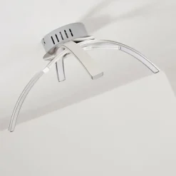 hofstein Plafonnier Wikon LED Nickel mat, 3 lumières