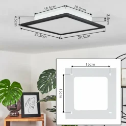 hofstein Plafonnier Wilderswil LED Blanc, 1 lumière