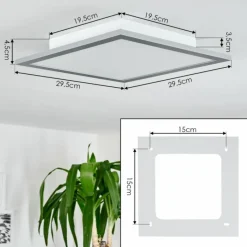 hofstein Plafonnier Wilderswil LED Blanc, 1 lumière