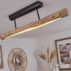 Lampes Vintages & Rétros-hofstein Plafonnier Winterthur LED Noir, 1 lumière