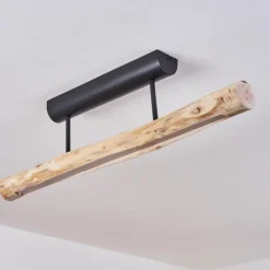 Lampes Vintages & Rétros-hofstein Plafonnier Winterthur LED Noir, 1 lumière