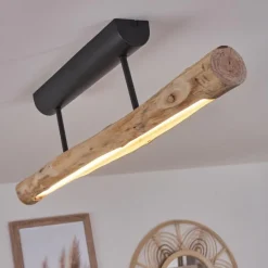 Lampes Vintages & Rétros-hofstein Plafonnier Winterthur LED Noir, 1 lumière