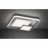 Luminaires Wofi Plafonnier Wofi FELA LED Gris, Blanc, 3 lumières* Éclairage Led