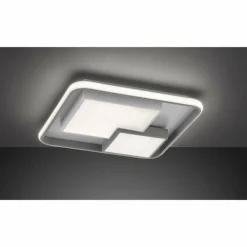 Luminaires Wofi Plafonnier Wofi FELA LED Gris, Blanc, 3 lumières* Éclairage Led