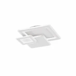 Luminaires Wofi Plafonnier Wofi MOLA LED Blanc, 1 lumière, Télécommandes* Éclairage Led
