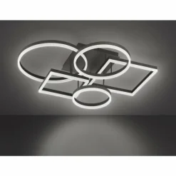 Luminaires Wofi Plafonnier Wofi VAASA LED Gris, 5 lumières* Éclairage Led