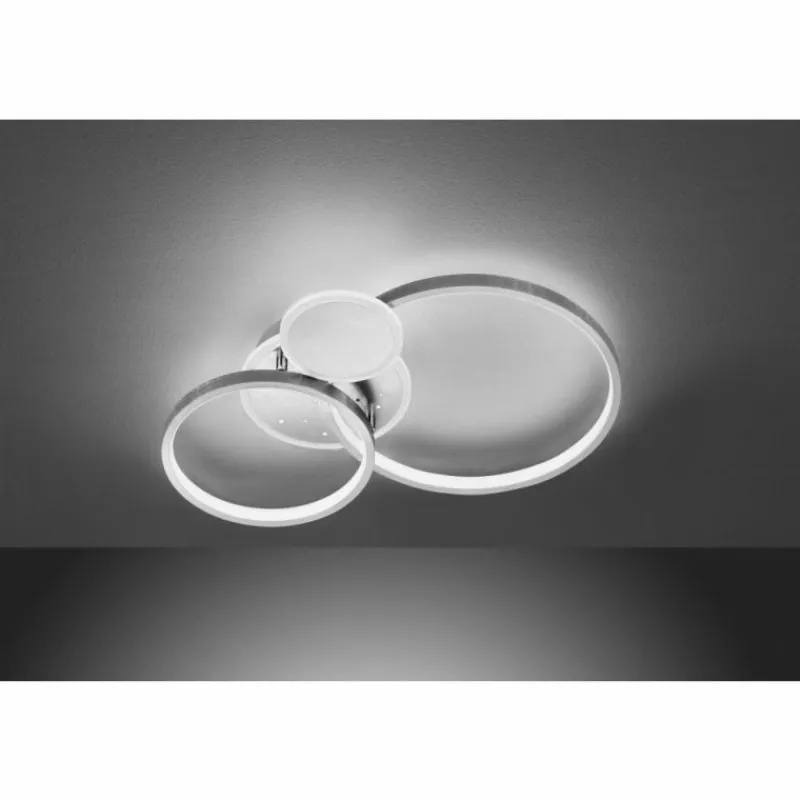 Luminaires Wofi Plafonnier Wofi-Leuchten KIAH LED Argenté, 1 lumière* Éclairage Led
