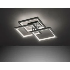 Luminaires Wofi Plafonnier Wofi-Leuchten MURIEL LED Gris, 1 lumière* Éclairage Led
