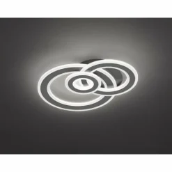 Luminaires Wofi Plafonnier Wofi-Leuchten RIO LED Gris, 3 lumières* Éclairage Led
