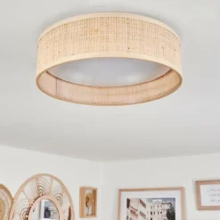 Luminaires Scandinaves-hofstein Plafonnier Wynona LED Blanc, 1 lumière