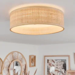 Luminaires Scandinaves-hofstein Plafonnier Wynona LED Blanc, 1 lumière