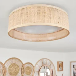 Luminaires Scandinaves-hofstein Plafonnier Wynona LED Blanc, 1 lumière