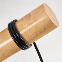 Luminaires Scandinaves-hofstein Plafonnier Yaak Bois clair, Noir, 3 lumières