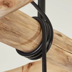 Lampes Vintages & Rétros-hofstein Plafonnier Yaak Brun, Noir, 4 lumières