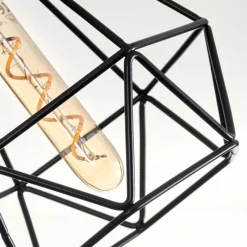 hofstein Plafonnier Yaak Noir, 4 lumières