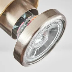 hofstein Plafonnier Yometchen LED Nickel mat, 2 lumières