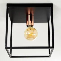 hofstein Plafonnier Yuhigaoka Noir, 1 lumière