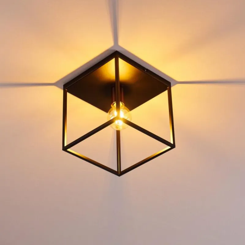 hofstein Plafonnier Yuhigaoka Noir, 1 lumière