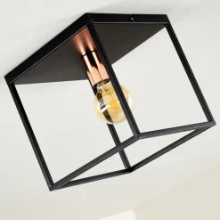 hofstein Plafonnier Yuhigaoka Noir, 1 lumière