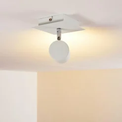 hofstein Plafonnier Zuoz Blanc, 1 lumière