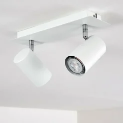 hofstein Plafonnier Zuoz Blanc, 2 lumières