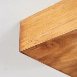 Lampes Vintages & Rétros-hofstein Plafonnier Zuoz Bois clair, 2 lumières