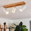 hofstein Plafonnier Zuoz Bois clair, 3 lumières
