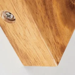 hofstein Plafonnier Zuoz Bois clair, 1 lumière