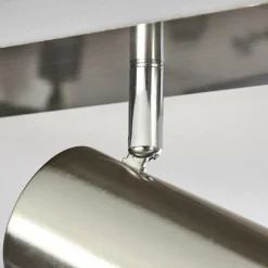 hofstein Plafonnier Zuoz Chrome, Nickel mat, 3 lumières