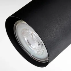 hofstein Plafonnier Zuoz Chrome, Noir, 4 lumières