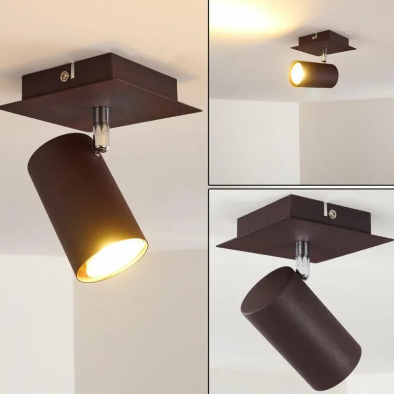 hofstein Plafonnier Zuoz Rouille, 1 lumière