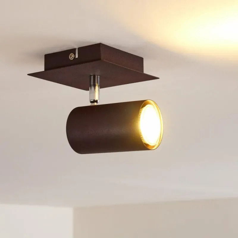 hofstein Plafonnier Zuoz Rouille, 1 lumière