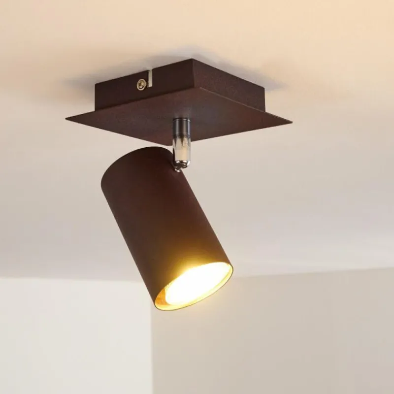 hofstein Plafonnier Zuoz Rouille, 1 lumière