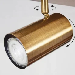 hofstein Plafonnier Zuoz Vieux laiton, 4 lumières* Spots Et Projecteurs