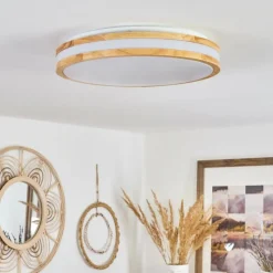 hofstein Plafonnier Zurzach LED Écru, Blanc, 1 lumière