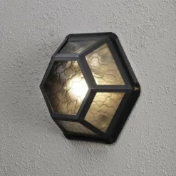 Luminaires Konstsmide Plafonnier/Applique murale Konstmide Castor Noir, 1 lumière