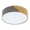 Lampes En Bois-Luminaires Eglo Plafonniers Eglo GRIMALDINO Bois clair, Taupe, 2 lumières