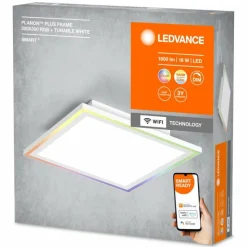 Luminaires Ledvance Plus Applique murale / Plafonnier LED Blanc, 1 lumière, Changeur de couleurs