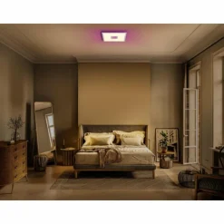 Luminaires Ledvance Plus Applique murale / Plafonnier LED Blanc, 1 lumière, Changeur de couleurs