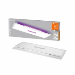 Luminaires Ledvance Plus Applique murale / Plafonnier LED Blanc, 1 lumière, Changeur de couleurs