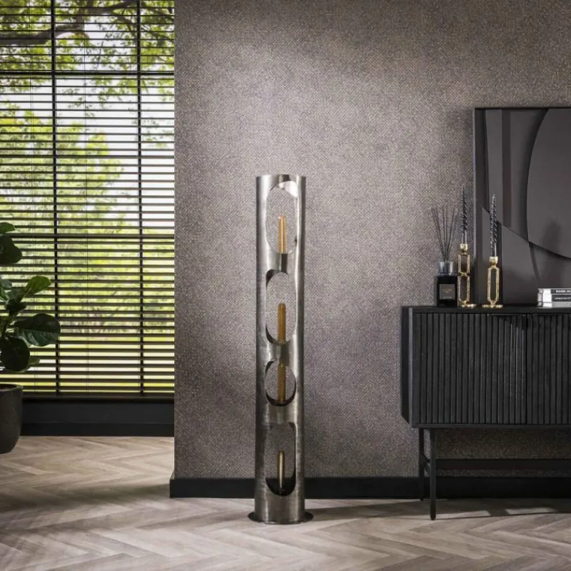 hofstein Pocinho Lampadaire Noir, 4 lumières* Lampadaires Et Lampes Sur Pied