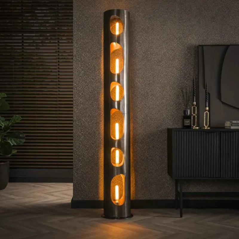 hofstein Pocinho Lampadaire Noir, 6 lumières* Lampadaires Et Lampes Sur Pied