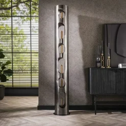 hofstein Pocinho Lampadaire Noir, 6 lumières* Lampadaires Et Lampes Sur Pied