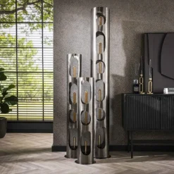 hofstein Pocinho Lampadaire Noir, 6 lumières* Lampadaires Et Lampes Sur Pied